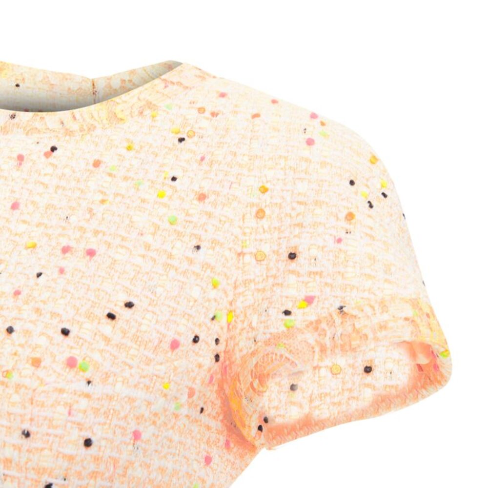 Chanel speckle tweed lace dress - Picture 7 of 9